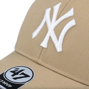 47 Brand Cappellino MVP New York Yankees Beige Bianco B-RAC17CTP-KH