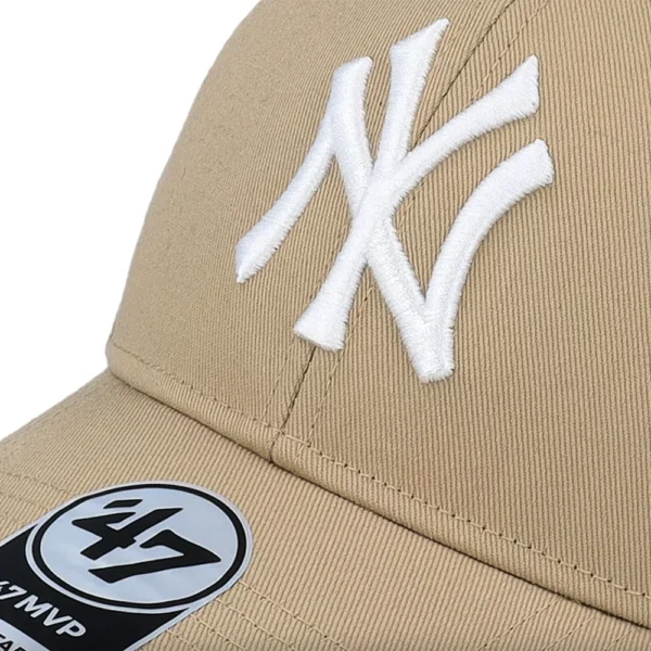 47 cappellino New York Yankees B-RAC17CTP-KH beige bianco - 4 47 Brand Cappellino MVP New York Yankees Beige Bianco B-RAC17CTP-KH