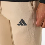 Adidas Tuta Completa French Terry Beige Nero Uomo Felpata Cappuccio KB5265