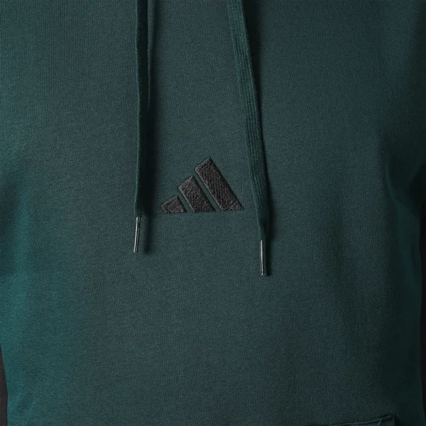 Adidas Tuta Completa French Terry Verde Nero Uomo Felpata Cappuccio KB5266