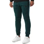 Adidas Tuta Completa French Terry Verde Nero Uomo Felpata Cappuccio KB5266