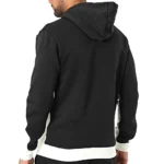 Adidas Tuta Completa French Terry Nero Bianco Uomo Felpata Cappuccio KB5264