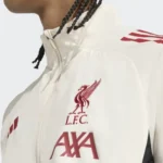 Adidas Liverpool Tuta Completa Beige Nero Microfibra - immagine 2