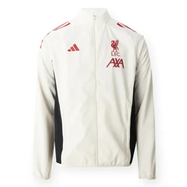 Adidas Liverpool Tuta complte Beige nero Microfibra JV6571-JV6547 - 4 Adidas Liverpool Tuta Completa Beige Nero Microfibra - immagine 4