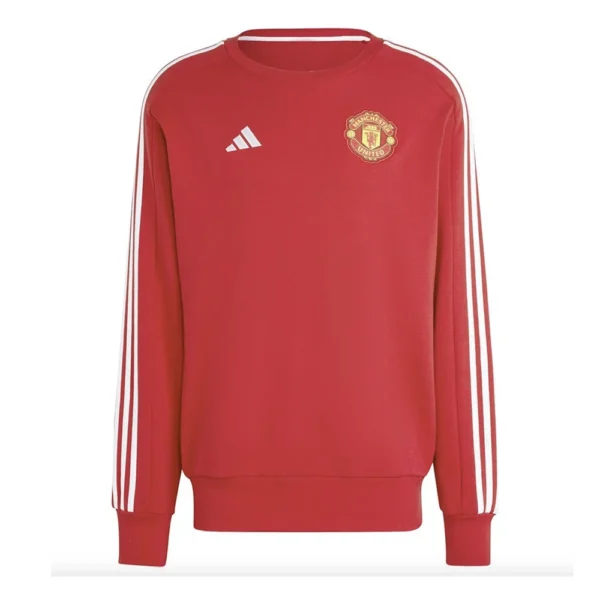 Adidas Manchester United Tuta Completa Rosso Nero Cotone IT4163-IT4179 - 4 Adidas Manchester United Tuta Completa Rosso Nero Uomo IT4163/IT4179
