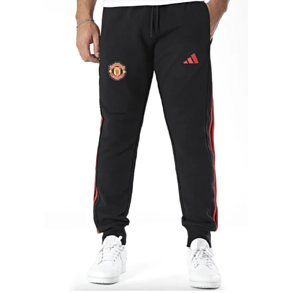 Adidas Manchester United Tuta Completa Rosso Nero Cotone IT4163-IT4179 - 8 Adidas Manchester United Tuta Completa Rosso Nero Uomo IT4163/IT4179
