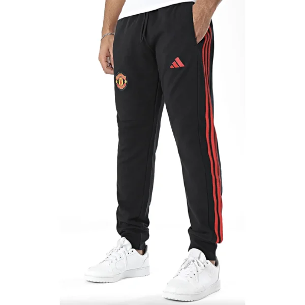 Adidas Manchester United Tuta Completa Rosso Nero Cotone IT4163-IT4179 - 9 Adidas Manchester United Tuta Completa Rosso Nero Uomo IT4163/IT4179