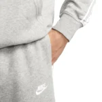 Nike Tuta Completa Club GX Cappuccio Grigio Felpata Uomo FB7296-063 sport palestra calcio scuola ginnastica