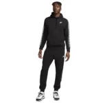 Nike Tuta Completa Club GX Cappuccio Nero Felpata Uomo FB7296-010 sport palestra ginnastica