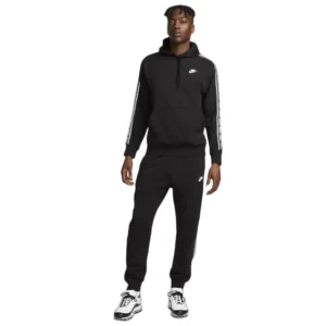 Nike Tuta Completa Club GX Cappuccio Nero Felpata Uomo FB7296-010 sport palestra ginnastica