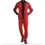 Nike Tuta Completa Poly-Knit Rosso Uomo Acetato HV1444-657