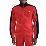 Nike Tuta Completa Poly-Knit Rosso Uomo Acetato HV1444-657