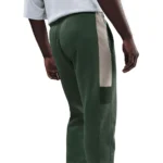 Nike Tuta Completa Club Fleece ColorBlock Verde Uomo Felpata Cappuccio HV1165-323