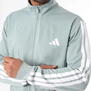 Adidas 3 Stripes Basic Tuta Completa Verde Light Uomo KC1356