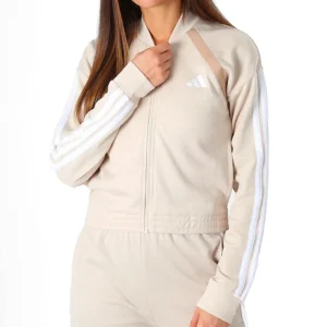 Adidas Tuta Completa TeamSport Beige Donna KB8181