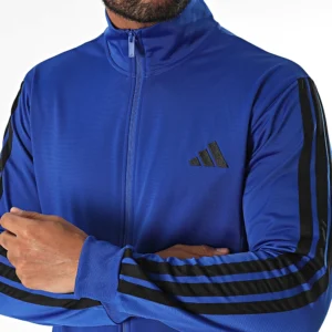 Adidas 3 Stripes Basic Tuta Completa Blu Royal Uomo JI8857
