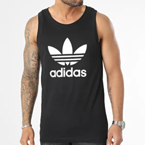 Adidas Originals Canotta Trefoil Nero Uomo IA4811