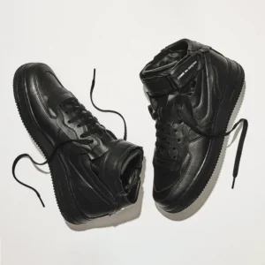 Scarpe Uomo Nike X Comme des Garçons Air Force 1 Mid Black Nero DC3601 001